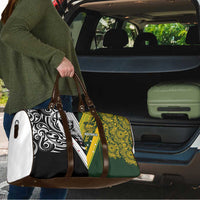 Aotearoa Australia Rugby Travel Bag Maori and Aboriginal Art Sporty Style - Polynesian Pride