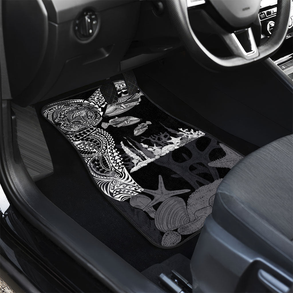 Hawaiian Reef Triggerfish Car Mats Polynesian Art with Tribal Humuhumunukunukuapua'a LT03 - Polynesian Pride