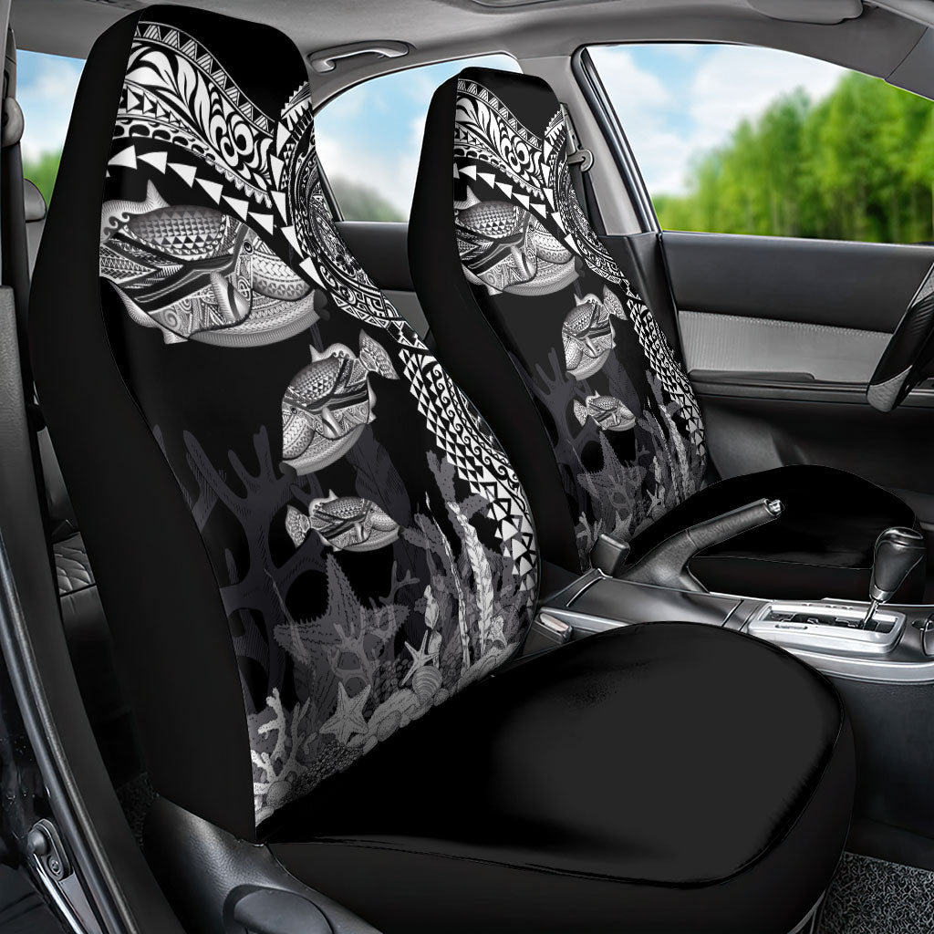 Hawaiian Reef Triggerfish Car Seat Cover Polynesian Art with Tribal Humuhumunukunukuapua'a LT03 - Polynesian Pride