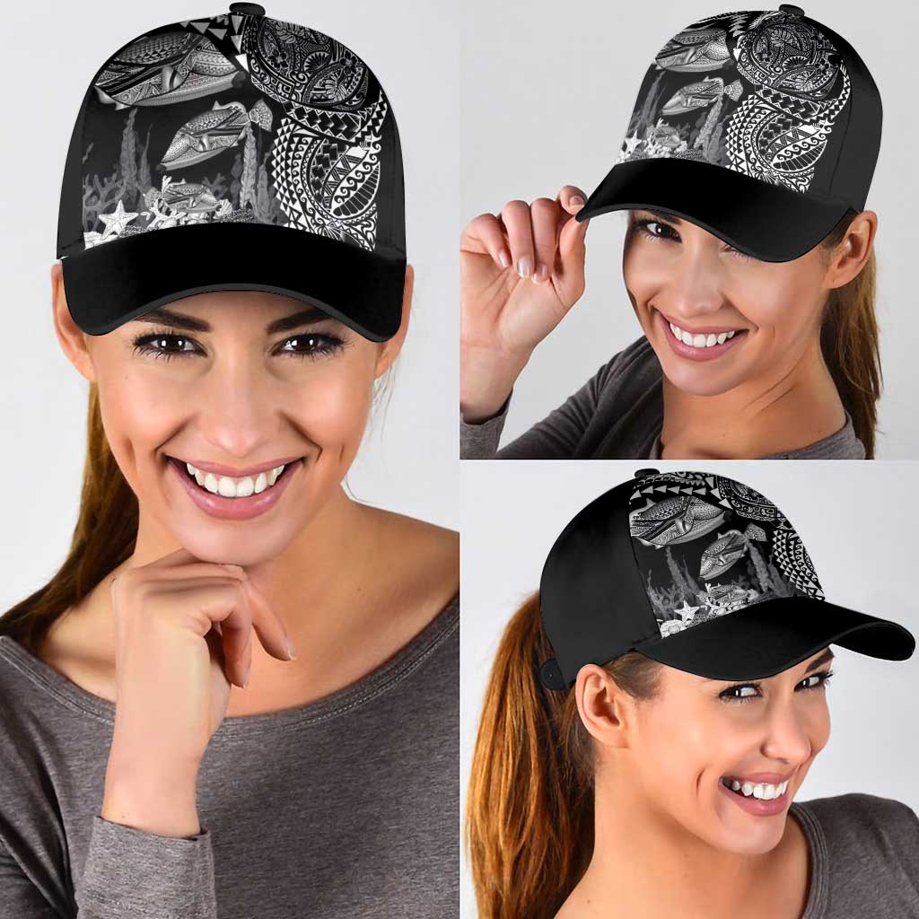 Hawaiian Reef Triggerfish Classic Cap Polynesian Art with Tribal Humuhumunukunukuapua'a LT03 - Polynesian Pride