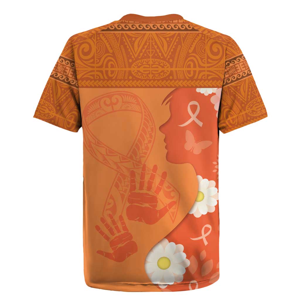 International Day for the Elimination of Violence Against Women Rugby Jersey Polynesian Pattern