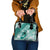 Personalised New Zealand Aotearoa Darts Masters Shoulder Handbag Maori Art Tattoo with Tribal Dart Symbol Teal Color - Polynesian Pride