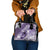 Personalised New Zealand Aotearoa Darts Masters Shoulder Handbag Maori Art Tattoo with Tribal Dart Symbol Purple - Polynesian Pride
