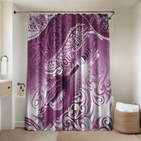 Personalised New Zealand Aotearoa Darts Masters Bathroom Set Maori Art Tattoo with Tribal Dart Symbol Pink - Polynesian Pride