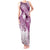 Personalised New Zealand Aotearoa Darts Masters Tank Maxi Dress Maori Art Tattoo with Tribal Dart Symbol Pink - Polynesian Pride
