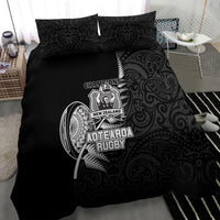 New Zealand World Cup 2023 Bedding Set Aotearoa Champion Rugby with Silver Fern Maori Ethnic Pattern LT03 - Polynesian Pride