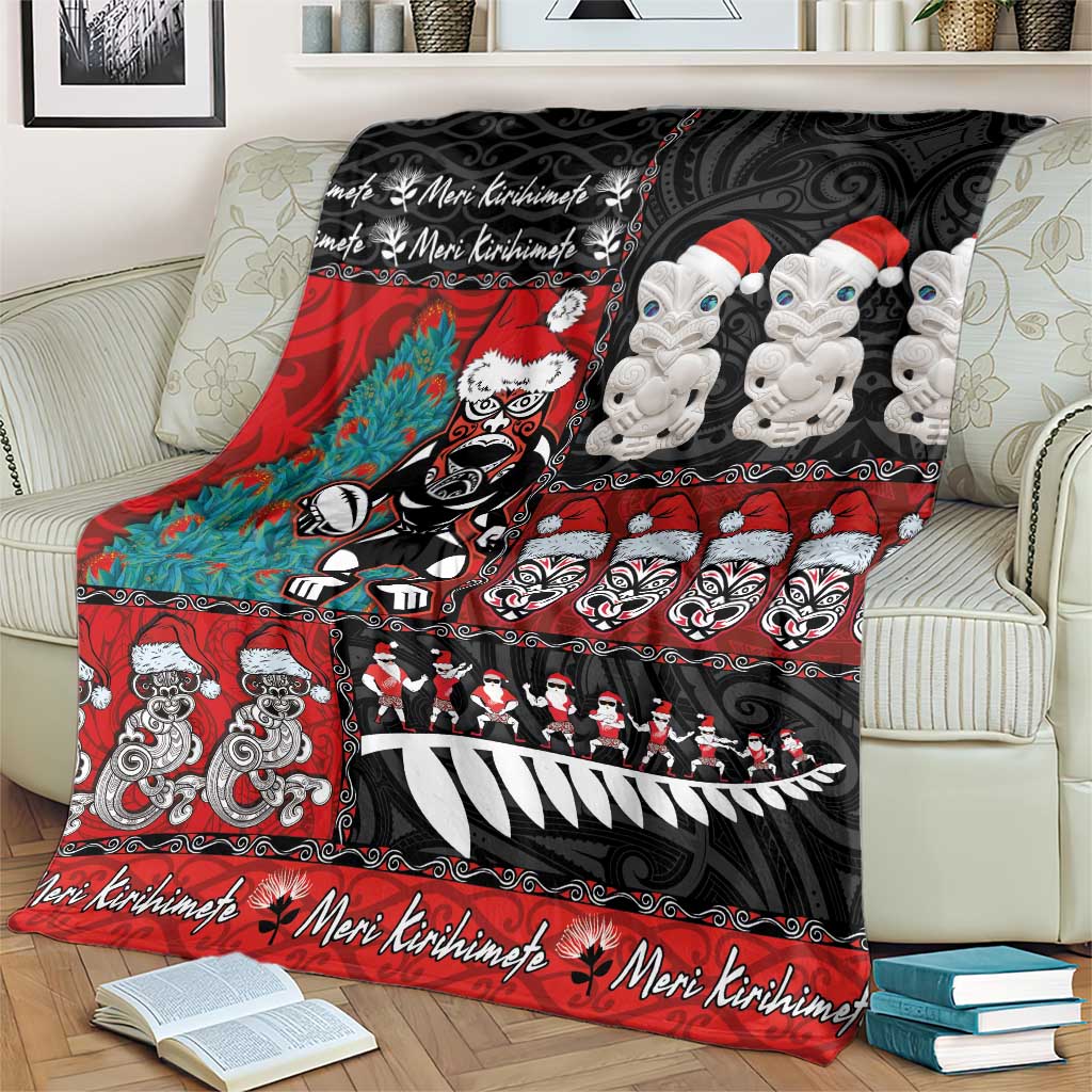 New Zealand Christmas Blanket Maori Christmas Spirit - Meri Kirihimete