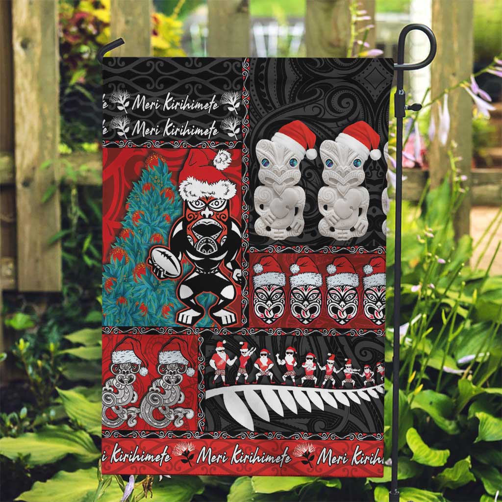 New Zealand Christmas Garden Flag Maori Christmas Spirit - Meri Kirihimete