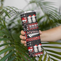New Zealand Christmas Skinny Tumbler Maori Christmas Spirit - Meri Kirihimete