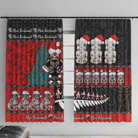 New Zealand Christmas Window Curtain Maori Christmas Spirit - Meri Kirihimete