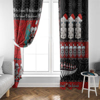 New Zealand Christmas Window Curtain Maori Christmas Spirit - Meri Kirihimete