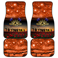 The Rising Sun Badge ANZAC Car Mats Last Post Field of Poppy Starry Night Style LT03 - Polynesian Pride