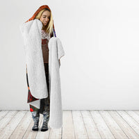 The Rising Sun Badge ANZAC Hooded Blanket Last Post Field of Poppy Starry Night Style LT03 - Polynesian Pride