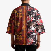 Japanese Culture Hawaii Style Kimono Hawaiian Tribal and Japanese Pattern Together Culture - Polynesian Pride