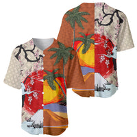 Pan-Pacific Festival Baseball Jersey Mauna Kea and Fuji Mountains