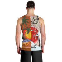 Pan-Pacific Festival Men Tank Top Mauna Kea and Fuji Mountains