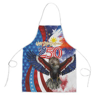 Philippines and United States Semiquincentennial Apron Eagle and National Flag Style