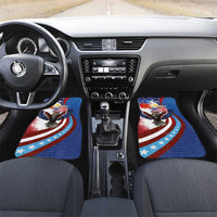 Philippines and United States Semiquincentennial Car Mats Eagle and National Flag Style