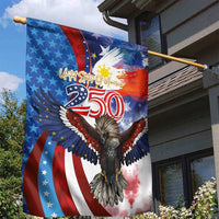 Philippines and United States Semiquincentennial Garden Flag Eagle and National Flag Style