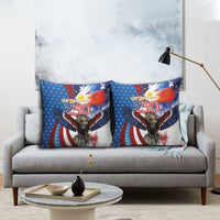 Philippines and United States Semiquincentennial Pillow Cover Eagle and National Flag Style LT03 - Polynesian Pride