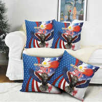 Philippines and United States Semiquincentennial Pillow Cover Eagle and National Flag Style LT03 - Polynesian Pride