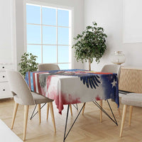 Philippines and United States Semiquincentennial Tablecloth Eagle and National Flag Style