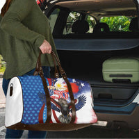 Philippines and United States Semiquincentennial Travel Bag Eagle and National Flag Style