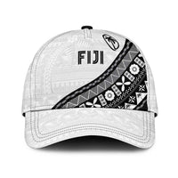 Fijian Rugby Classic Cap Tapa Pattern and Palm Tree Tribal