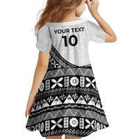 Custom Fijian Rugby Family Matching Tank Maxi Dress and Hawaiian Shirt Tapa Pattern and Palm Tree Tribal LT03 - Polynesian Pride
