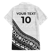 Custom Fijian Rugby Family Matching Tank Maxi Dress and Hawaiian Shirt Tapa Pattern and Palm Tree Tribal LT03 - Polynesian Pride