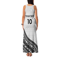 Custom Fijian Rugby Family Matching Tank Maxi Dress and Hawaiian Shirt Tapa Pattern and Palm Tree Tribal LT03 - Polynesian Pride