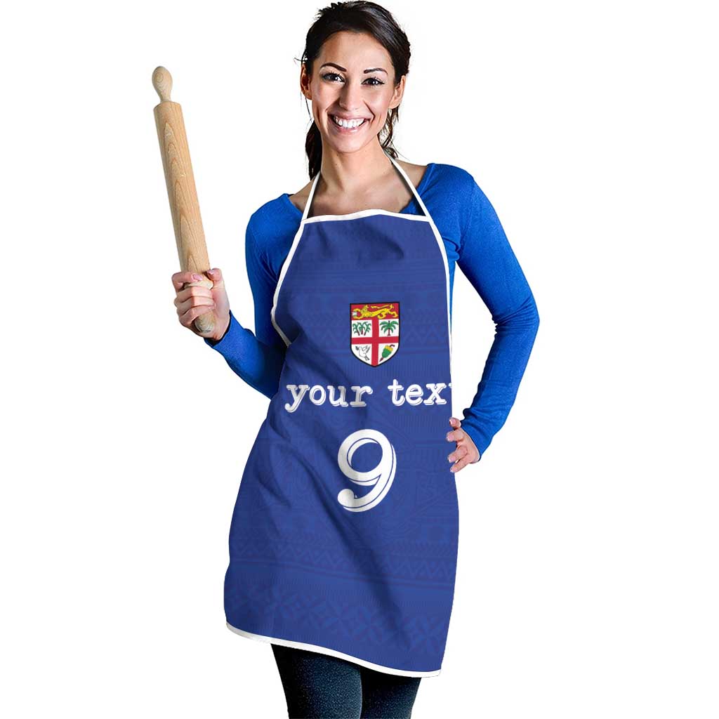 Custom Fijian Football Apron Tapa Pattern and Shark Tribal