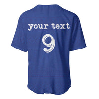 Custom Fijian Football Baseball Jersey Tapa Pattern and Shark Tribal LT03 - Polynesian Pride