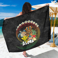 Aloha Hawaii Sarong Kanaka Maoli with Polynesian Spiral Plumeria