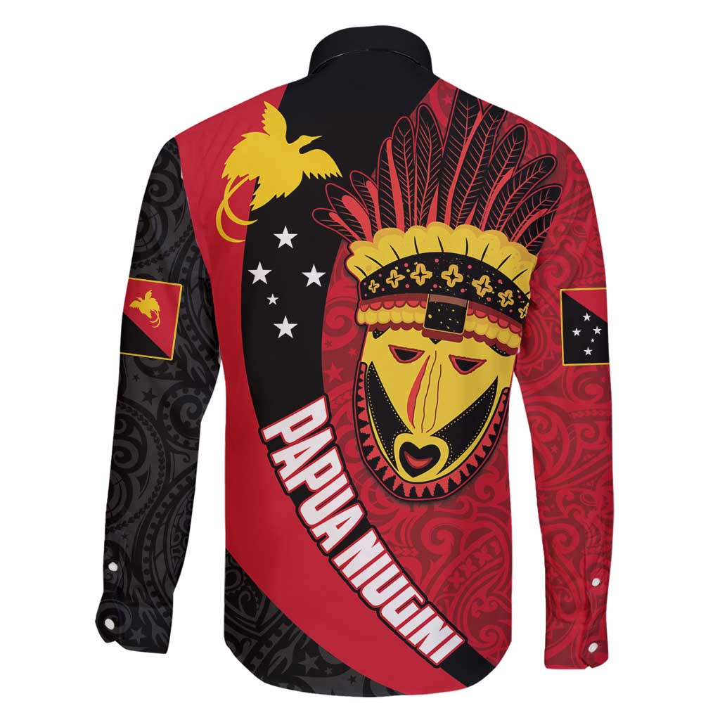 Papua New Guinea Mask Festival Family Matching Mermaid Dress and Hawaiian Shirt Papua Niugini Tribe Mask Melanesian Pattern