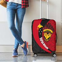 Papua New Guinea Mask Festival Luggage Cover Papua Niugini Tribe Mask Melanesian Pattern LT03 - Polynesian Pride