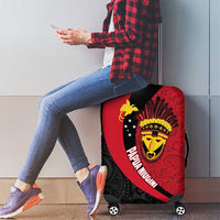 Papua New Guinea Mask Festival Luggage Cover Papua Niugini Tribe Mask Melanesian Pattern LT03 - Polynesian Pride