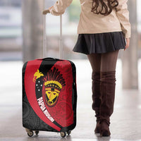 Papua New Guinea Mask Festival Luggage Cover Papua Niugini Tribe Mask Melanesian Pattern LT03 - Polynesian Pride