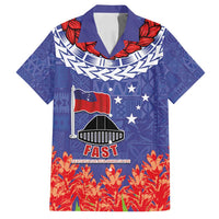 FAST Party Samoa Family Matching Long Sleeve Bodycon Dress and Hawaiian Shirt Ula Fala Teuila Polynesian Tapa Pattern