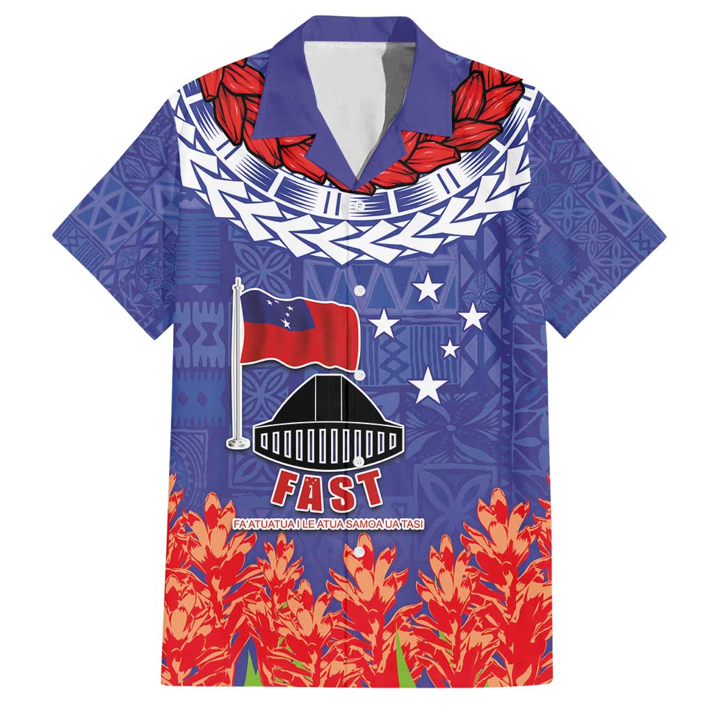 FAST Party Samoa Family Matching Summer Maxi Dress and Hawaiian Shirt Ula Fala Teuila Polynesian Tapa Pattern