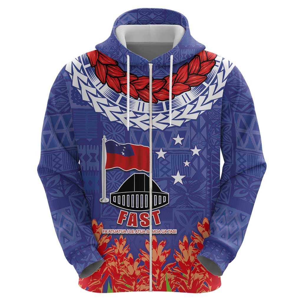 FAST Party Samoa Hoodie Ula Fala Teuila Polynesian Tapa Pattern