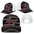 New Zealand Christmas Baseball Net Cap Meri Kirihimete Silver Fern Knit Style Red Color - Polynesian Pride