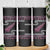 New Zealand Christmas Skinny Tumbler Meri Kirihimete Silver Fern Knit Style Pink Color - Polynesian Pride