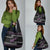New Zealand Christmas Grocery Bag Meri Kirihimete Silver Fern Knit Style Purple Color - Polynesian Pride