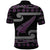New Zealand Christmas Polo Shirt Meri Kirihimete Silver Fern Knit Style Purple Color - Polynesian Pride