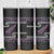 New Zealand Christmas Skinny Tumbler Meri Kirihimete Silver Fern Knit Style Purple Color - Polynesian Pride