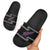 New Zealand Christmas Slide Sandals Meri Kirihimete Silver Fern Knit Style Purple Color - Polynesian Pride