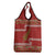 New Zealand Christmas Grocery Bag Meri Kirihimete Silver Fern Knit Style Green Color - Polynesian Pride