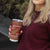 New Zealand Christmas Tumbler Cup Meri Kirihimete Silver Fern Knit Style Green Color - Polynesian Pride