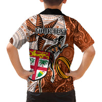 personalised-fiji-australia-rugby-kid-hawaiian-shirt-kangaroo-and-palm-tree-orange-tapa-pattern-mix-aboriginal